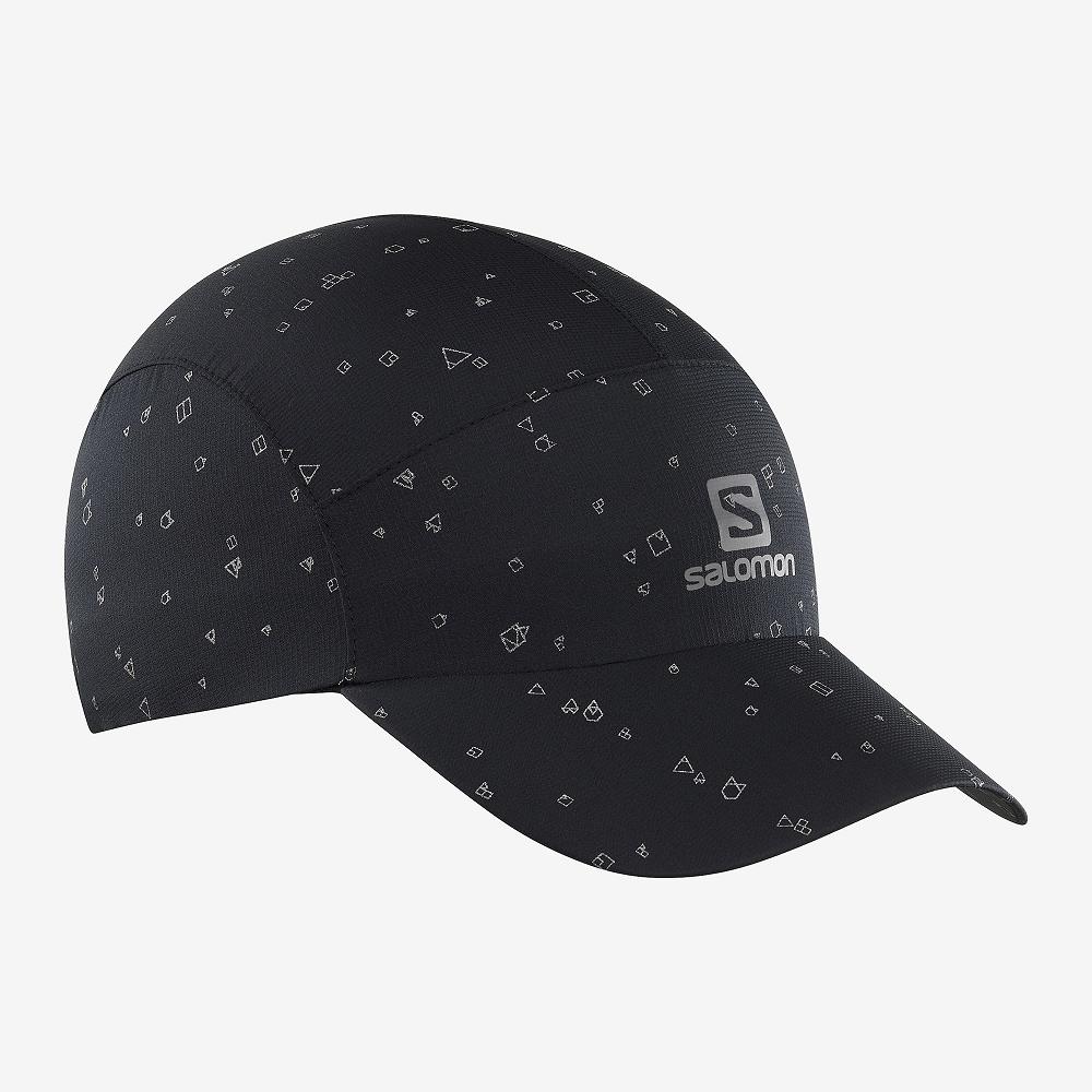 Salomon Singapore Mens Caps - REFLECTIVE Black | 81274-CBPU